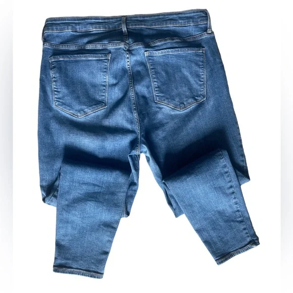 Women's Super Skinny High Ride Jeans - Old Navy Medium Wash 18 - Picture 5 of 6